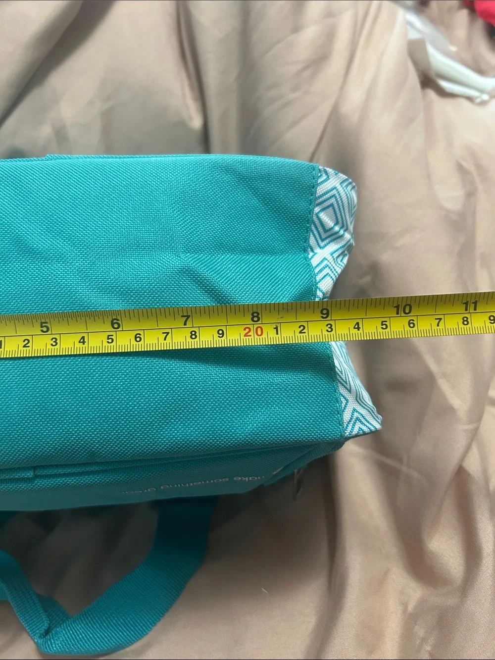 Diamond Press (DP) Marquise Storage Bag Turquoise Geometric Travel for Crafts